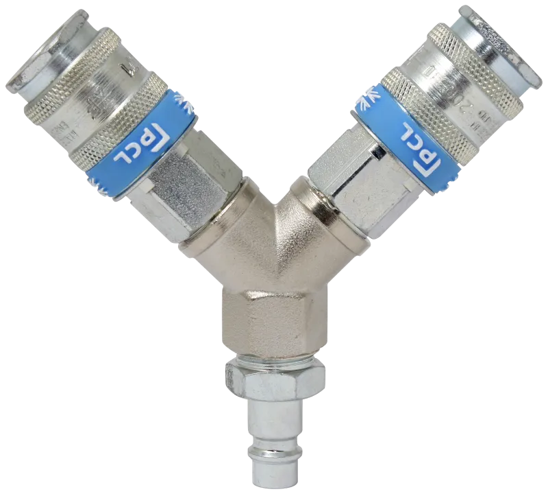 Flair-XF Y-kobling 3/8" 2×kobling, 1×nip