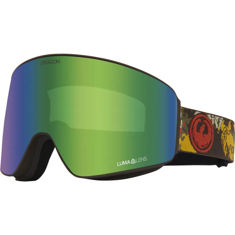 Dragon PXV, skibriller, leafy camo