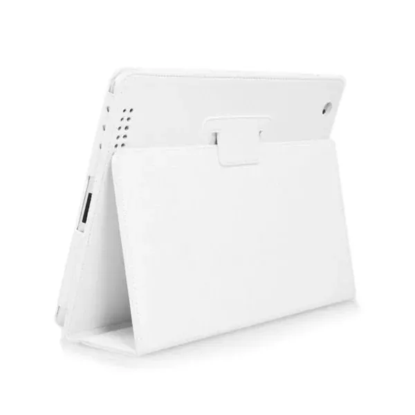 Lædertaske /-holder til iPad Air 2 & iPad Pro 9,7”. Hvid.