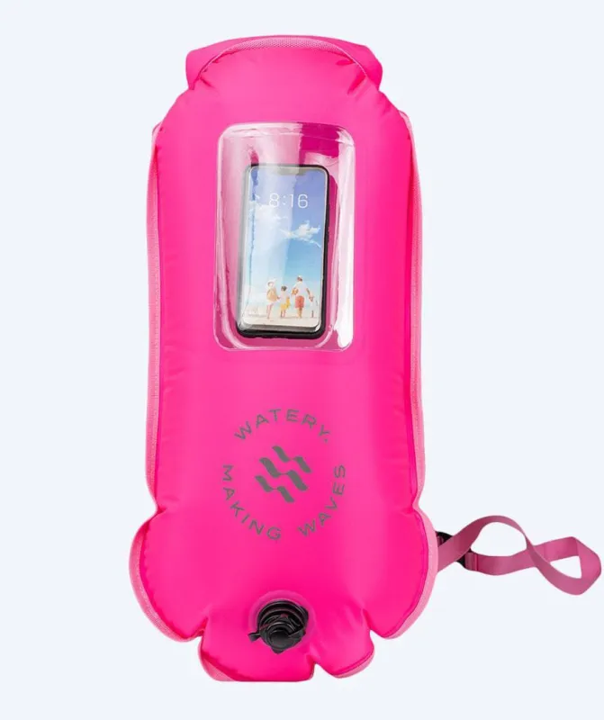 Watery havtaske til svømning - Window 28L - Pink - Svømmebøje