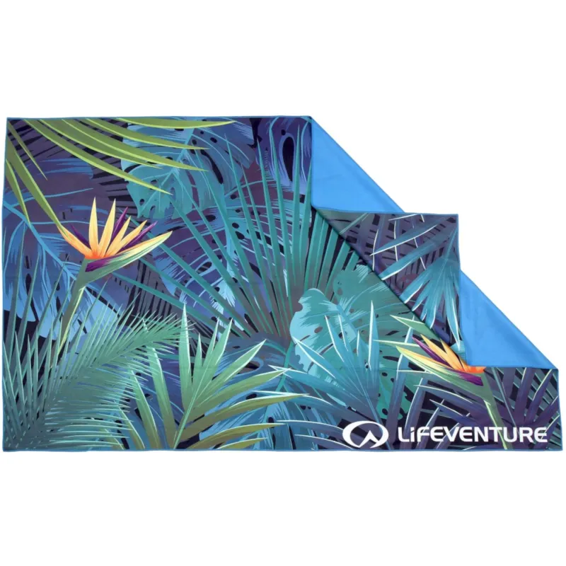 Lifeventure Trek Towel i Genanvendt SoftFibre, Tropical