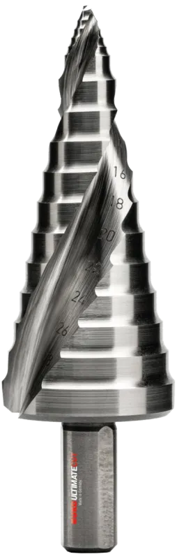 Trappebor HSSE-Co5 m/Flowstep spids, 8-30 mm