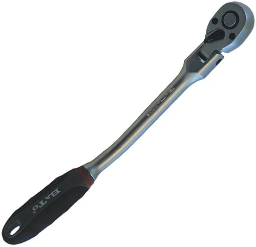 BATO Skraldenøgle 3/8" bøjet flexhoved.