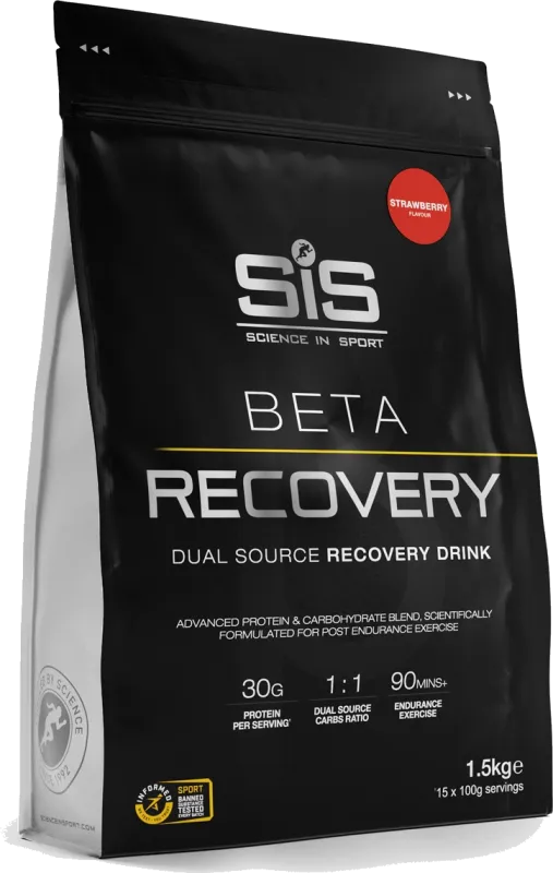 SIS Beta Fuel Recovery Strawberry Powder - 1.5kg