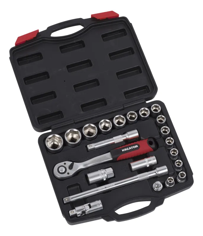 Topnøglesæt 1/2" 22 dele 10-32 mm