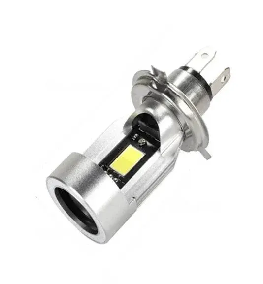 UDSALG - H4 LED forlygtepærer til Scooter / Motorcykel med angel eye - 12v - Dinled - Auto pærer