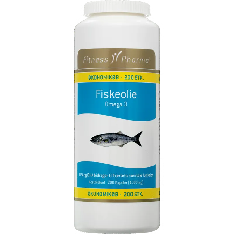 Fitness Pharma Fiskeolie (200 stk)