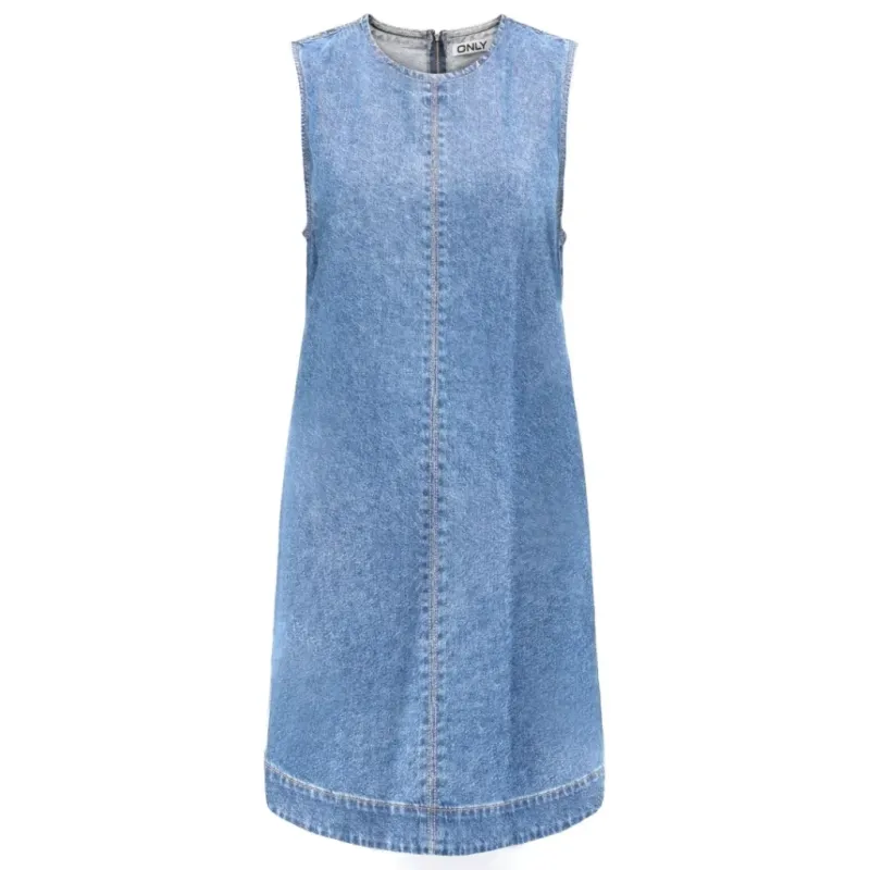 ONLY DAME KJOLE ONLDORSI - Light Blue Denim