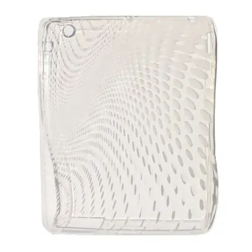 iPad 2 cover i fleksibelt TPU i flot design. Hvid.