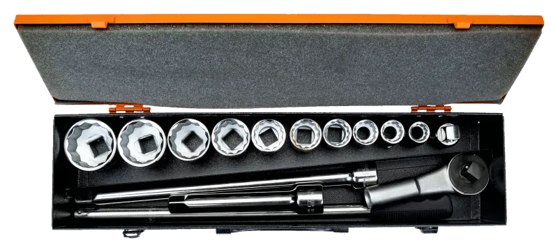 Topnøglesæt mm 3/4" firk. 8845DM