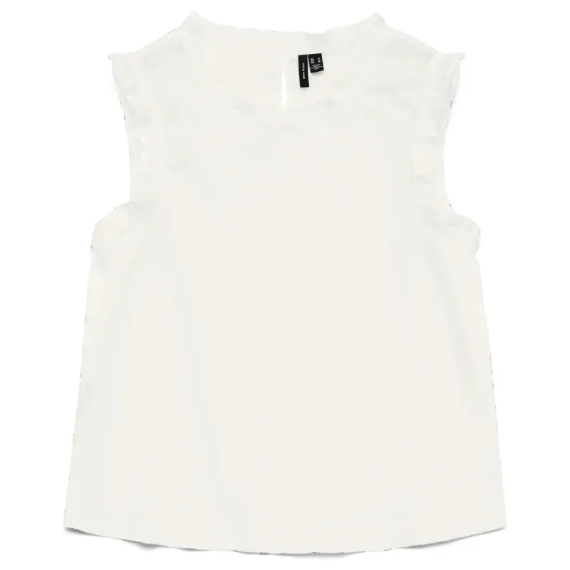VERO MODA dame top VMTRINE - Snow white