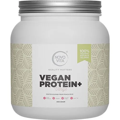 VeganProtein+ Vaniljesmag - 400 gram