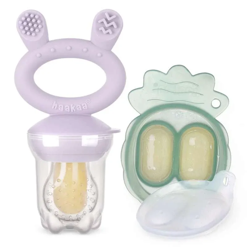 Haakaa Food Feeder - Smagesut m. Bakke - Lavender