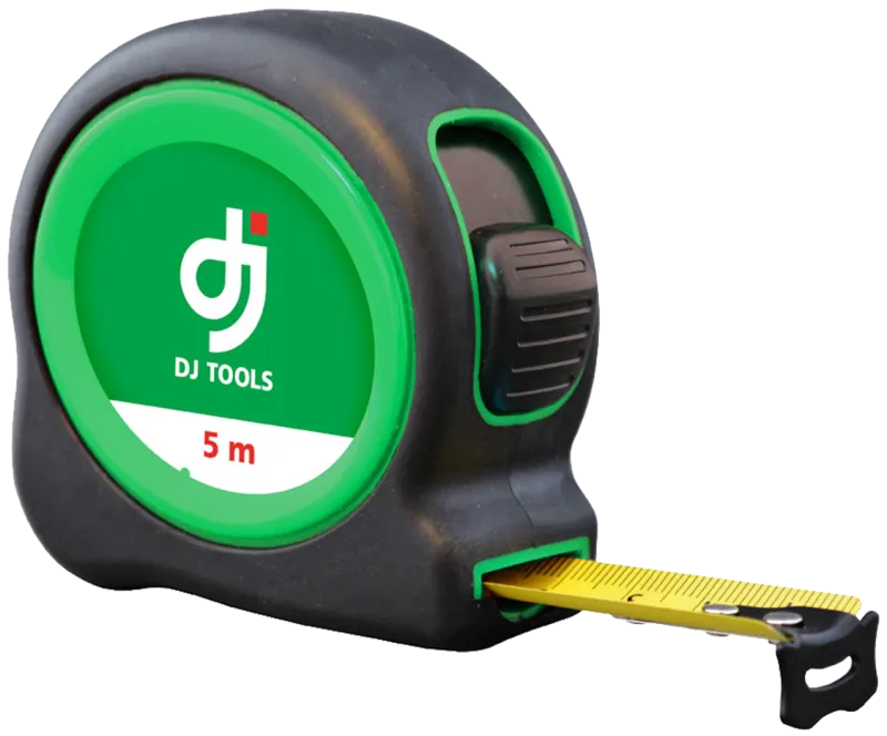 DJ TOOLS båndmål AP kl. II stål/ABS-hus 5 mtr