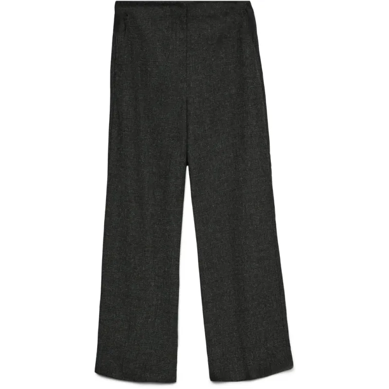 Vero moda aware dame bukser AWUTHALIA - Dark grey melange