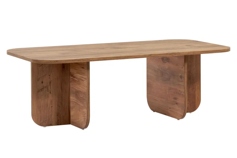 NORDVÄRK Akira sofabord, rektangulær - natur atlantisk fyrretræ melamin (120x60)