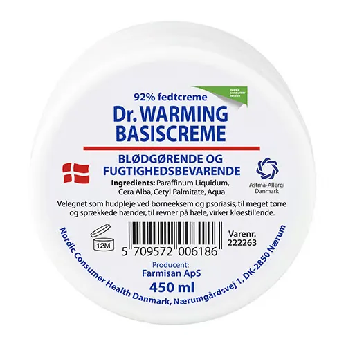 Dr. Warming Basiscreme I Krukke (450 ml)