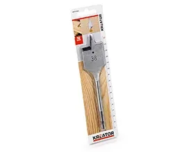 Fladbor 38,0 mm x 152 mm - 1/4" skaft