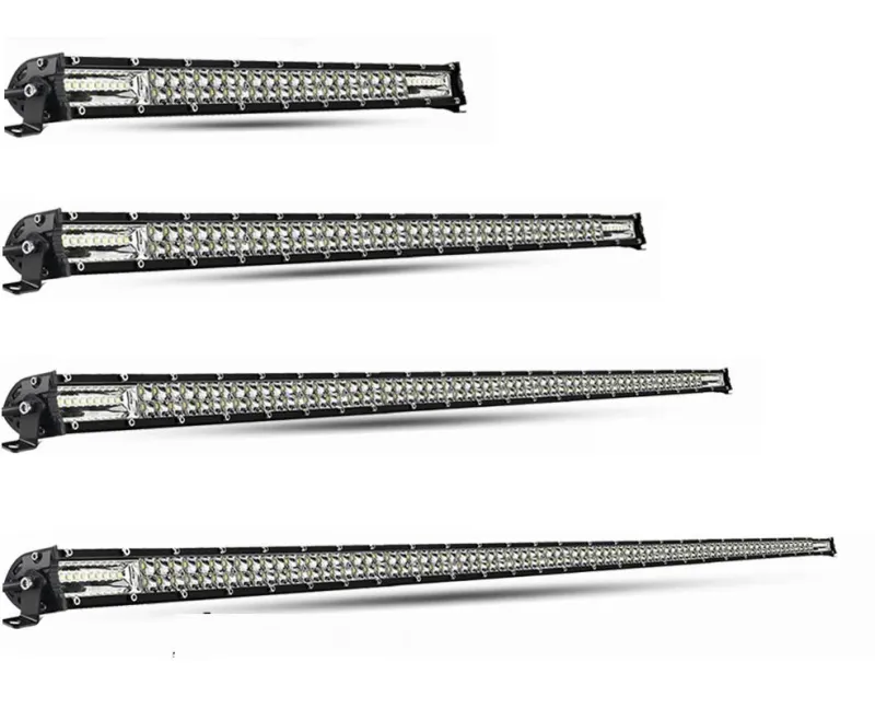UDSALG - Slim Combo LED Lys bro / lys bar 60 - 80 - 100 - 120 - 140 watt - Dinled - Køretøjs projektører