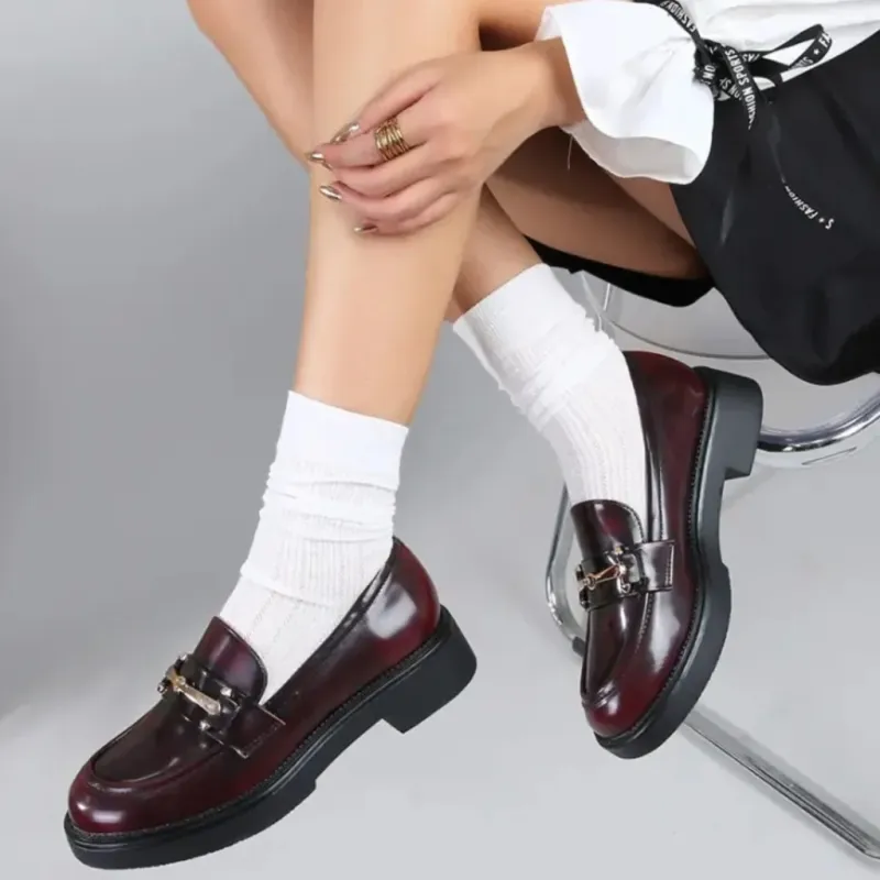Lenia dame loafers YU5598-31 - Dark red
