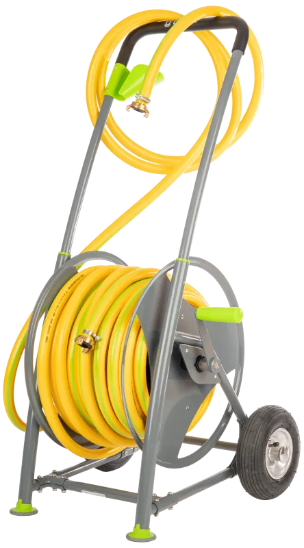 Slangevogn EG850604, 26+4m 3/4" slange m/klokobl.