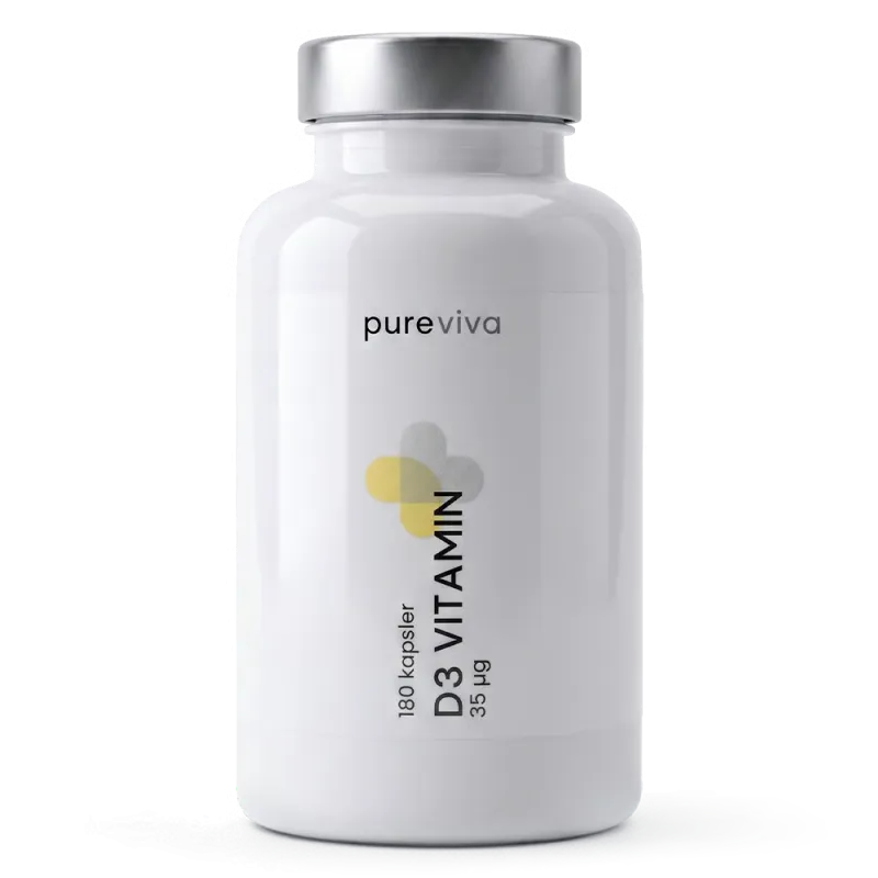Pureviva D3 Vitamin (180 kaps)