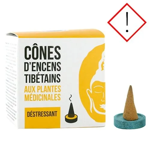 Tibetansk røgelse conesCalming - 1 pk.
