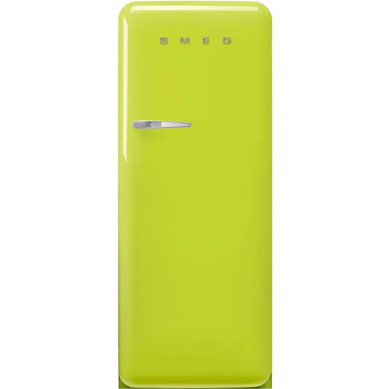 Smeg FAB28RLI6 Køleskab med Fryser 153 cm Højrehængt Limegrøn