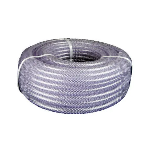 Slange KGK klar PVC ARMERET 1/4" 6,3x11mm - 50 Mtr.
