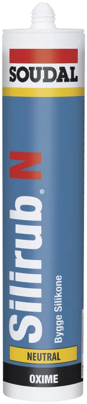 Silirub N byggesilikone 310ml klar