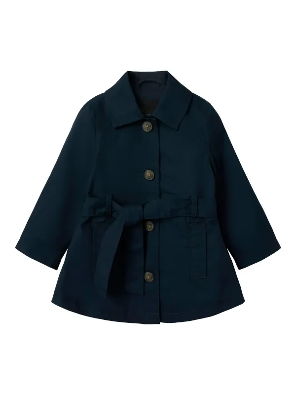 Name It PMaria Trenchcoat - Dark Sapphire - 80 cm
