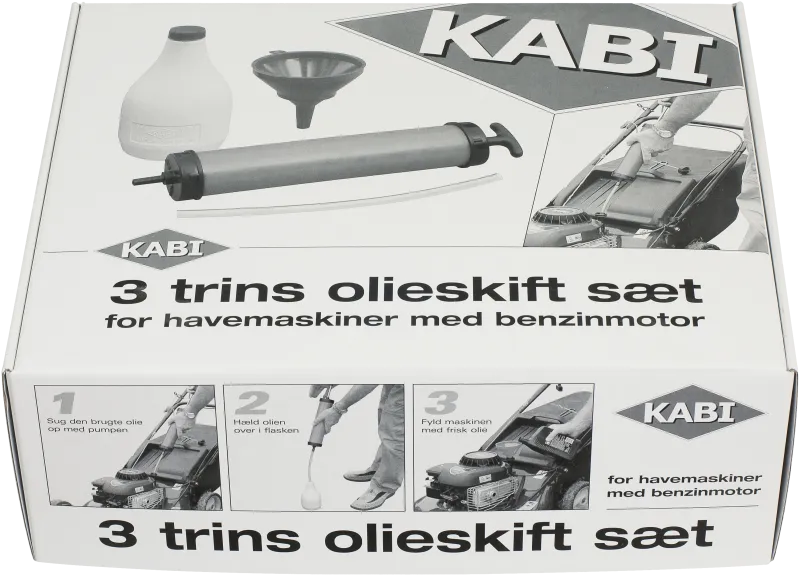 Olieskift sæt 3 trins