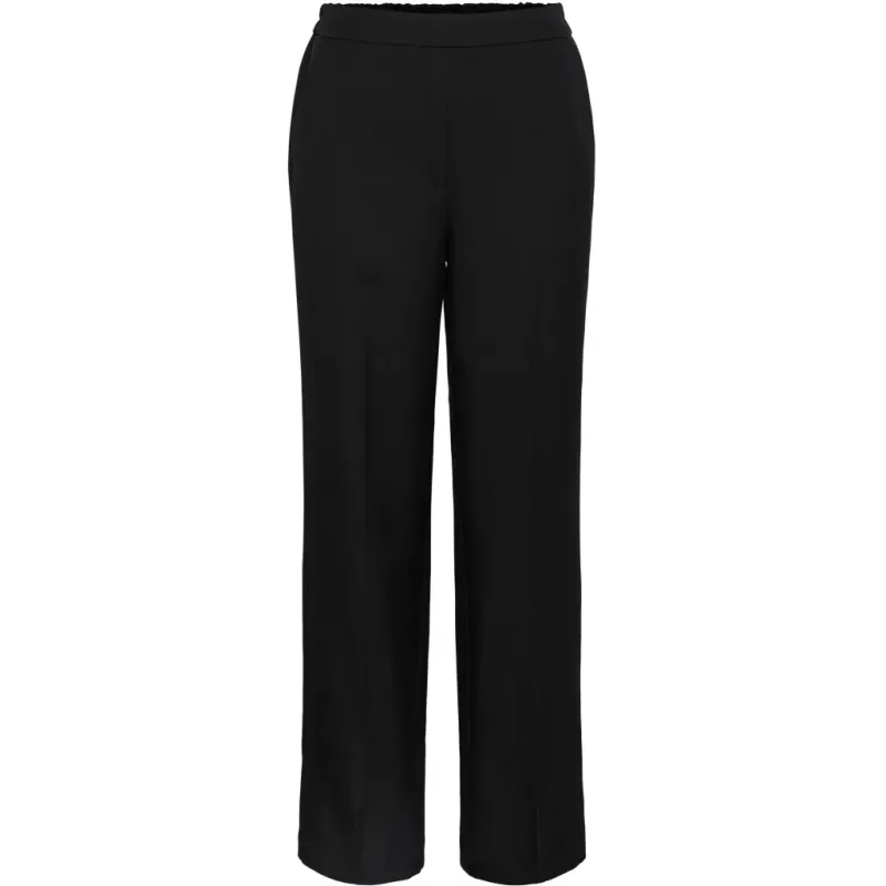 PIECES dame bukser PCNEVA - Black