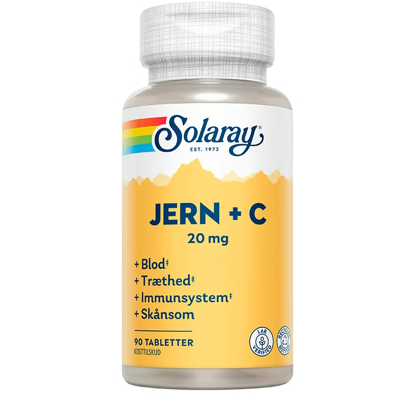 Solaray Jern +C (90 tabl)