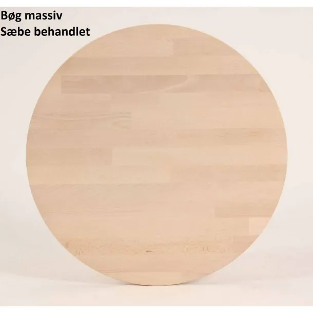 CT 10 - sofabord i massiv bøg,  ø 90 cm Højde