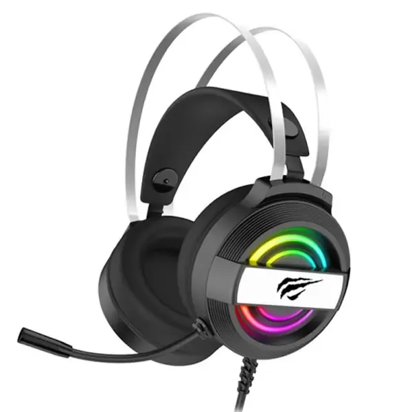 Havit GAMENOTE HV-H2026D RGB Gaming Headphones med LED lys.