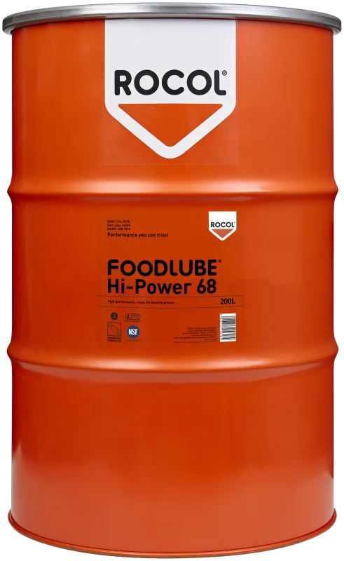 Foodlube Hi-Power 68 fuldsynt. hydraulikolie 200l