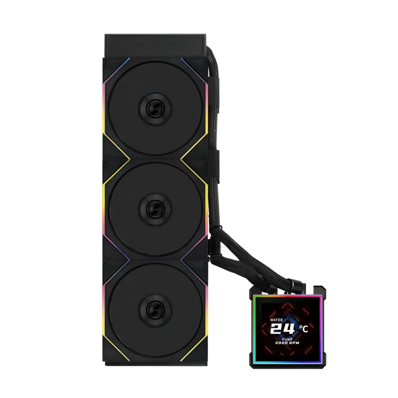 Lian Li Hydroshift II LCD-S, 360TL Wireless, Black [controller included] Vandkøling - GEEKD.dk