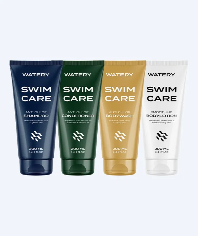 Watery The Swim-Care Set - Anti klor - Anti klor shampoo og sæbe