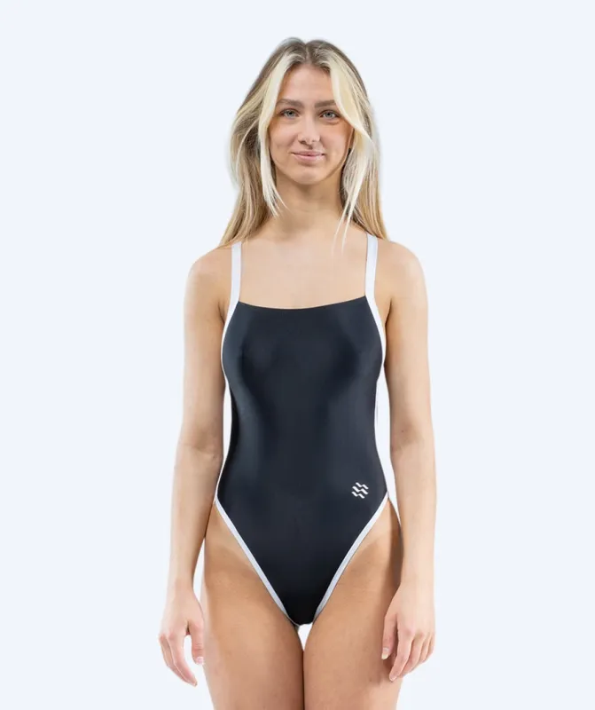 Watery badedragt til damer - Eco Sunkissed Solid - Sort - Svømmedragter