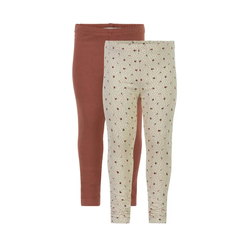 Sweat leggings m. AOP 2-pak - 267 - 116