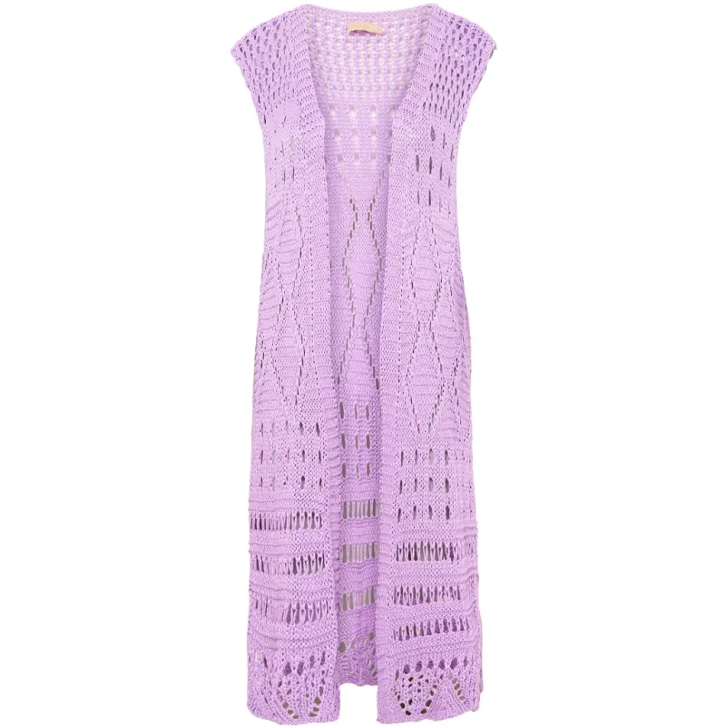 Marta Du Chateau dame vest 477 - Plain Lilac