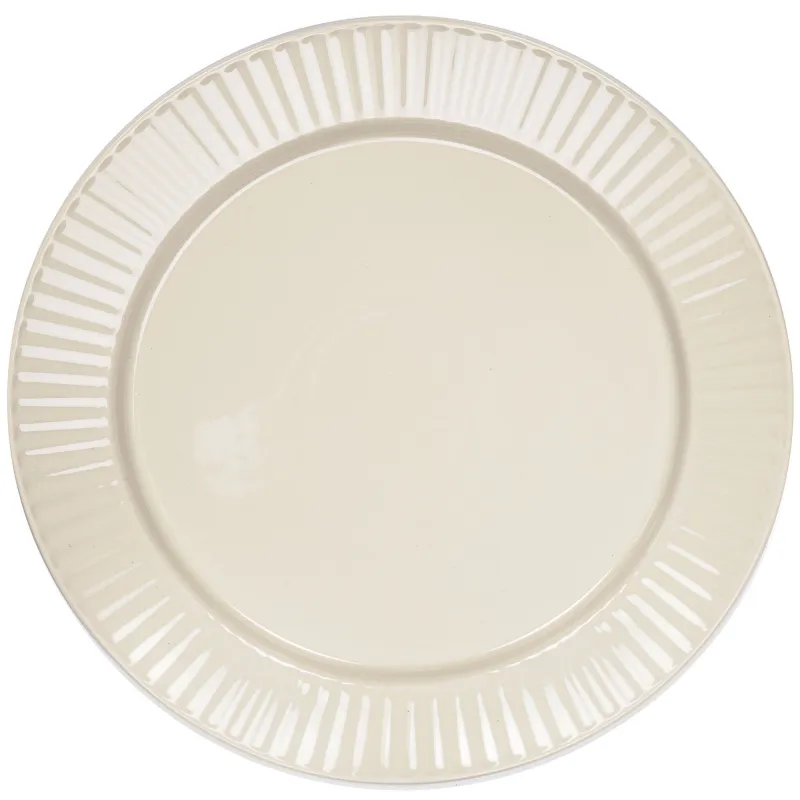 Sagaform Coffee & More tallerken 27,5 cm, beige