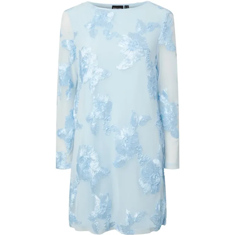 PIECES dame kjole PCEVA - Cashmere Blue