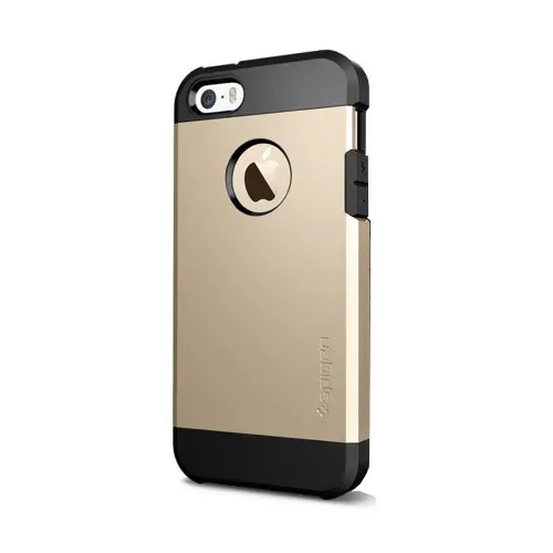 SGP iPhone 4 Case Ultra Thin inkl skærmbeskyttelse. Gold.