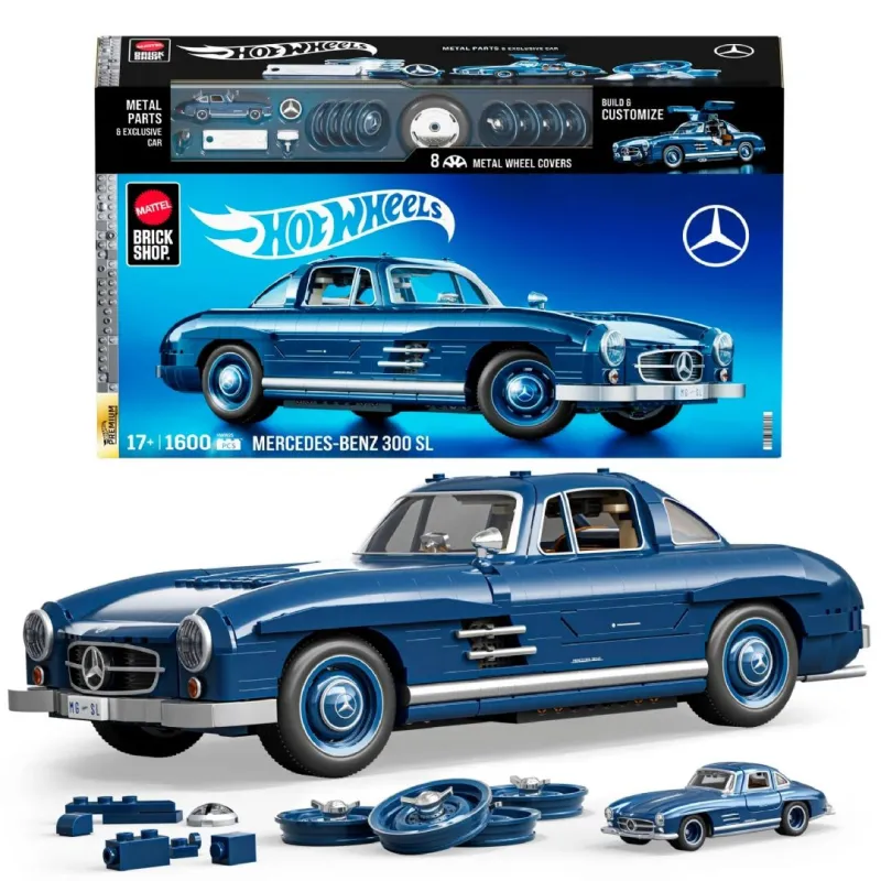 Hot Wheels Brick Shop Mercedes-Benz