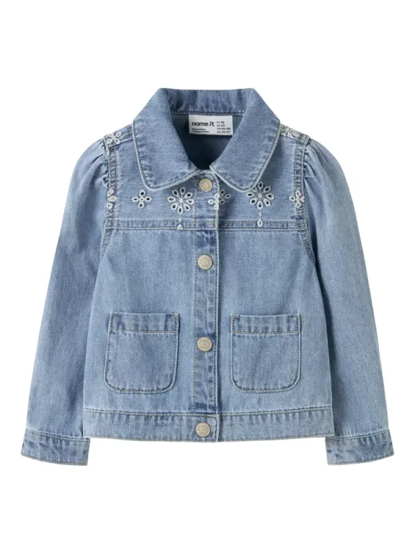 Harper Denim Jakke - Light Blue Denim - 104