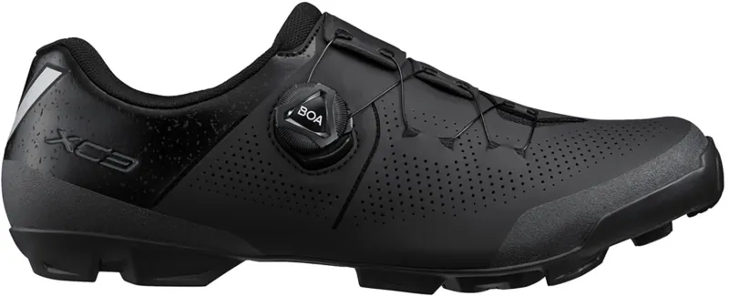 Shimano XC302 SPD MTB Sko Wide (Bred) - Black
