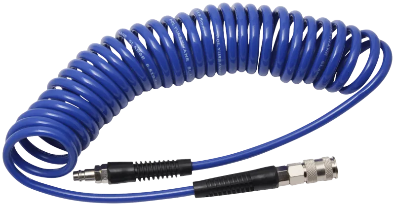 Flair spiralslange PU 8×12 mm, 6 mtr