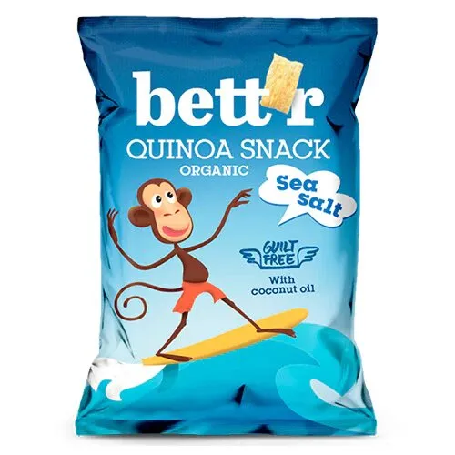 Quinoasnack havsalt Øko. - 50 gram